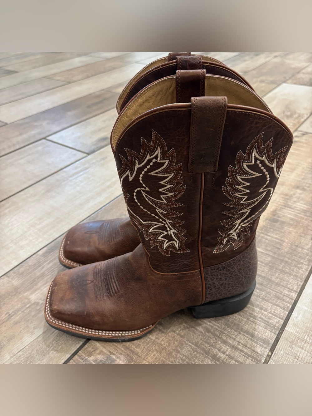 CODY JAMES MEN'S GRAVITY WESTERN PERFORMANCE BOOTS BROAD SQUARE TOE size 9.5 EE